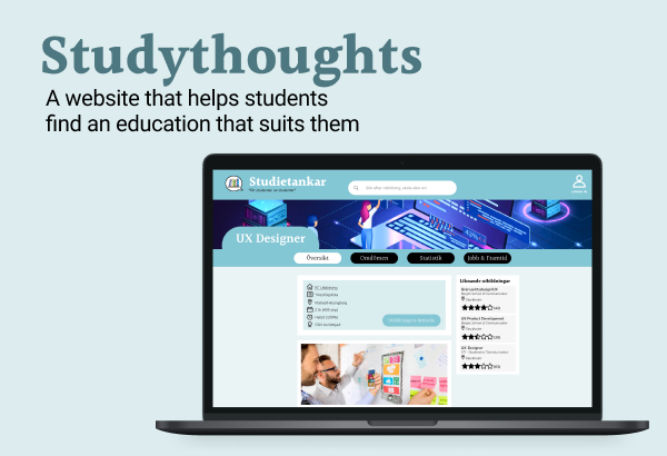 Studietankar: A website that helps students find an education that suits them